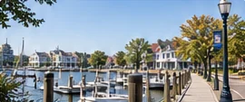 Illustrative waterfront community
